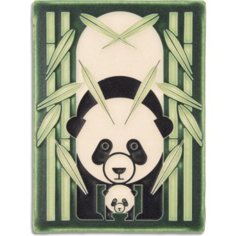 Panda Panda Tile (Green)