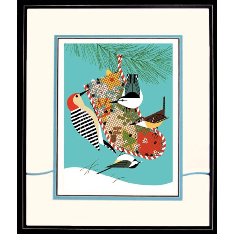 Backyard Birds—Lithograph (Framed)