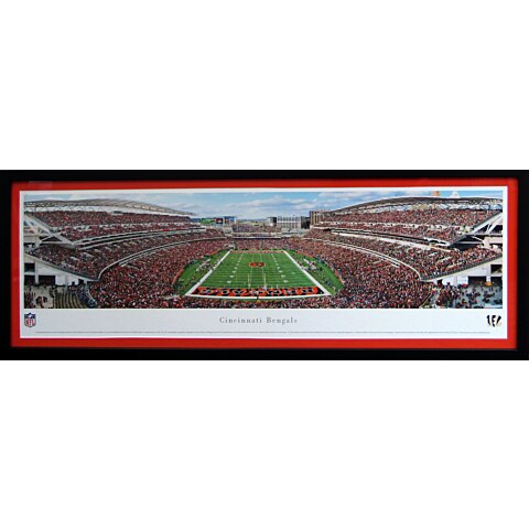 Cincinnati Bengals Paul Brown Stadium Panorama (End Zone) (BEN2)—Framed