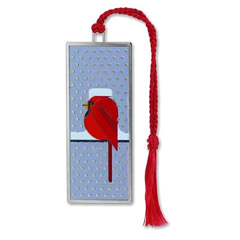 Cool Cardinal Brass Bookmark