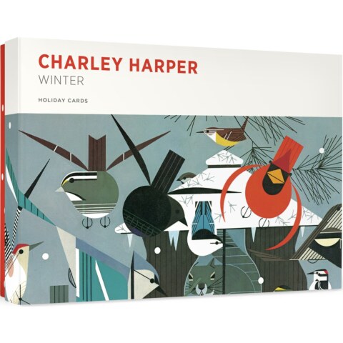 Charley Harper Notecards: Winter Holiday 