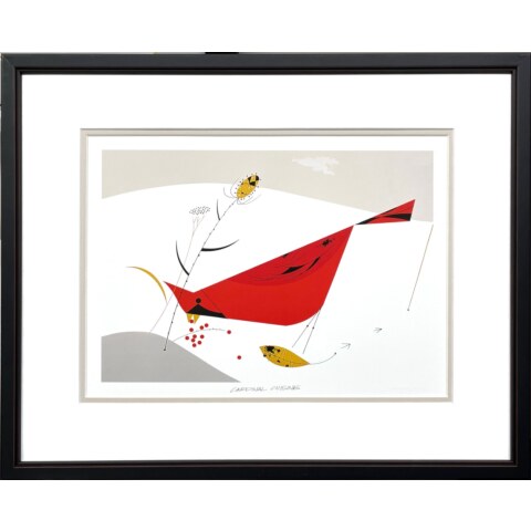 Cardinal Cuisine—Lithograph (Framed)