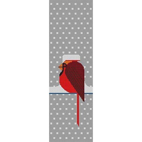 Cool Cardinal Needlepoint Pattern