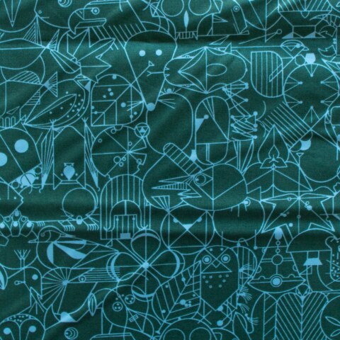 End Papers (Evergreen) Poplin