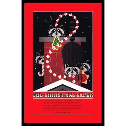 Christmas Caper—Framed—Poster
