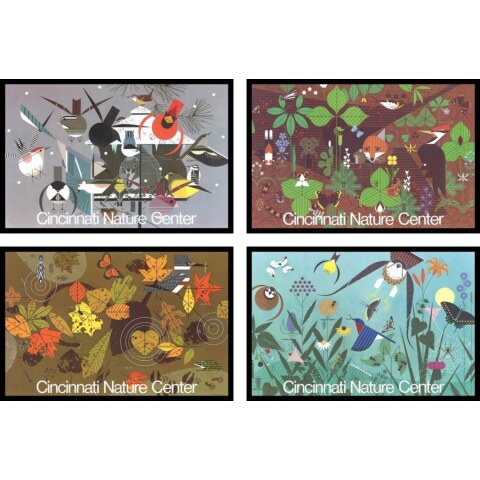 Cincinnati Nature Center: Seasons—Framed—Poster Set