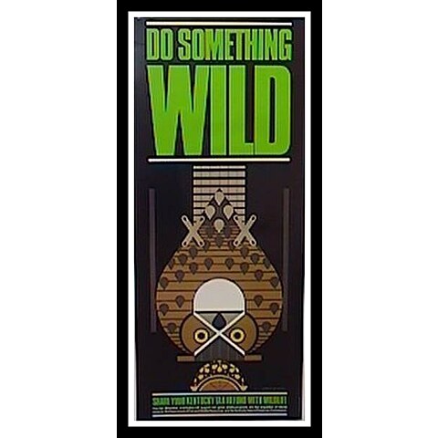 Do Something Wild (Green)—Framed—Poster