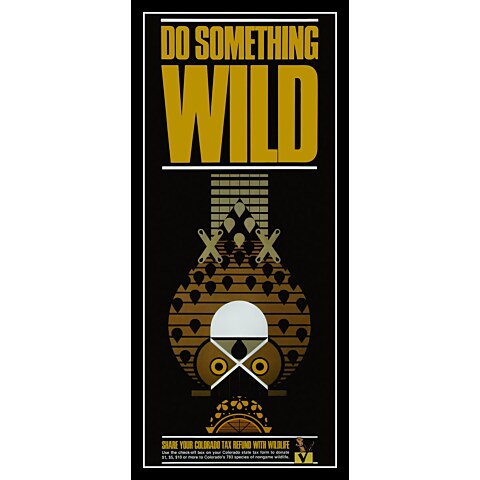 Do Something Wild (Yellow)—Framed—Poster