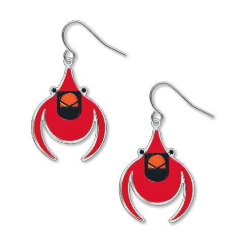 Flying Cardinal Earrings