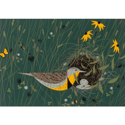 Eastern Meadowlark—Ford Times Silkscreen Print