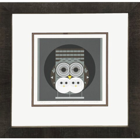 Family Owlbum—Framed—Serigraph Print
