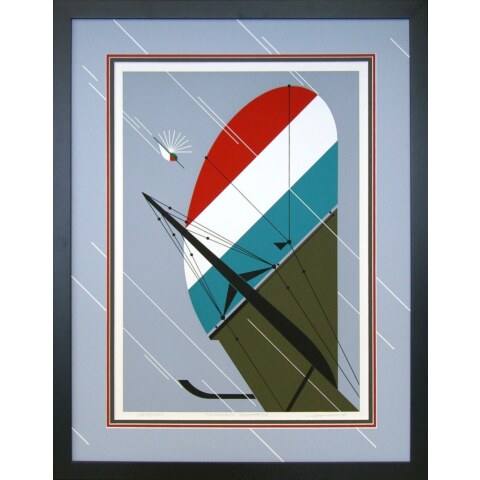 Fearless Feathers—Framed—Serigraph Print