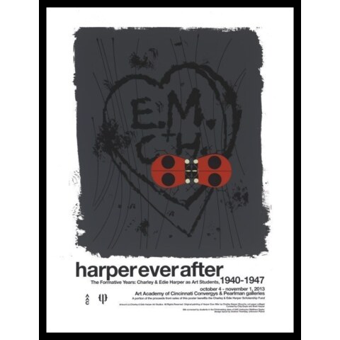 Harper Ever After—Hand-Pulled Exhibition Silkscreen Poster—Framed