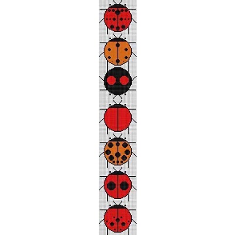 Ladybug Sampler Needlepoint Pattern