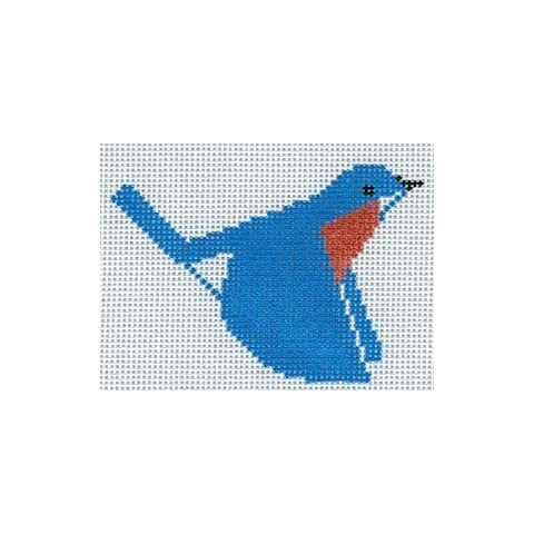 Bluebird Ornament Needlepoint Pattern