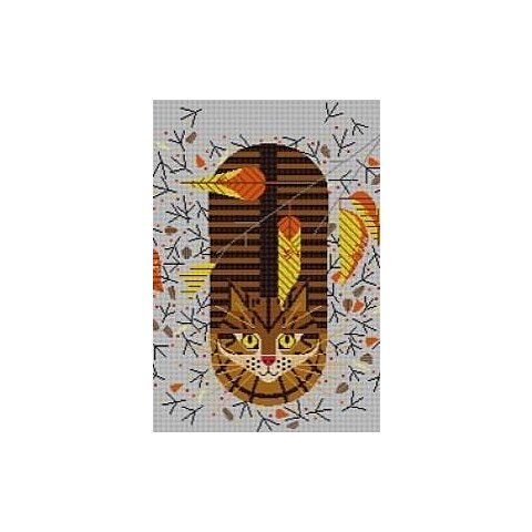 Purrfectly Perched Needlepoint Pattern