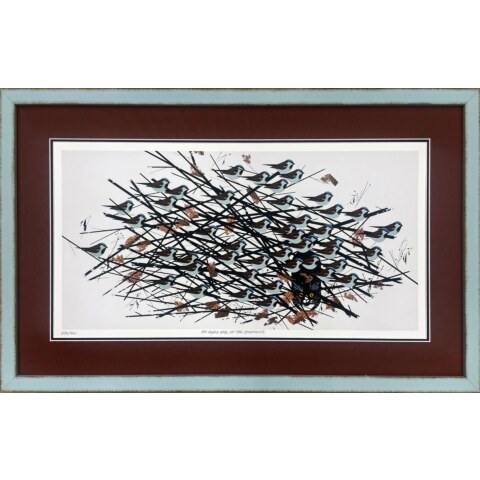 His Eyes are on the Sparrows—Framed—Giclée