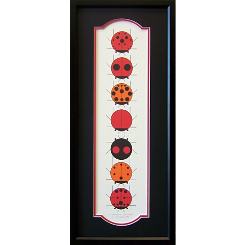 Ladybug Sampler—Lithograph (Framed)