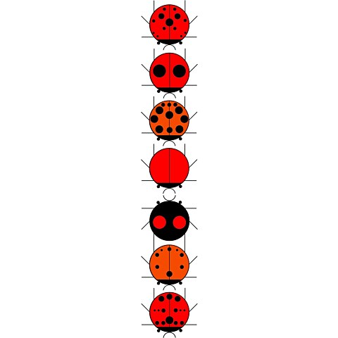 Ladybug Sampler—Lithograph
