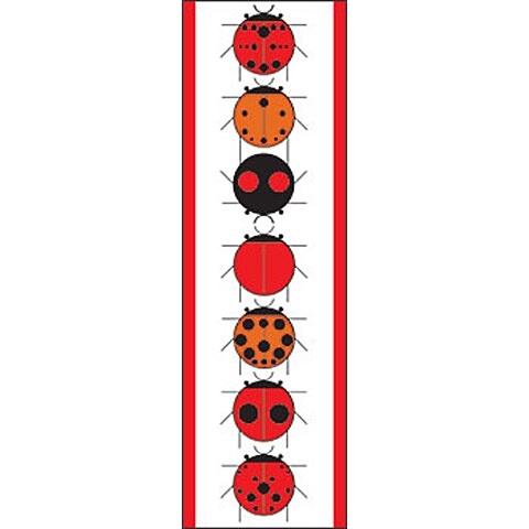 Ladybug Sampler Bookmark