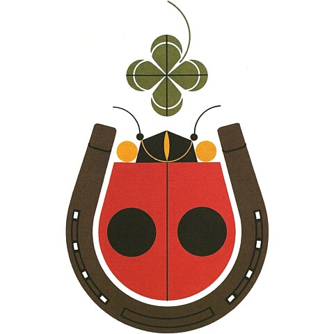 Lucky Ladybug—Lithograph