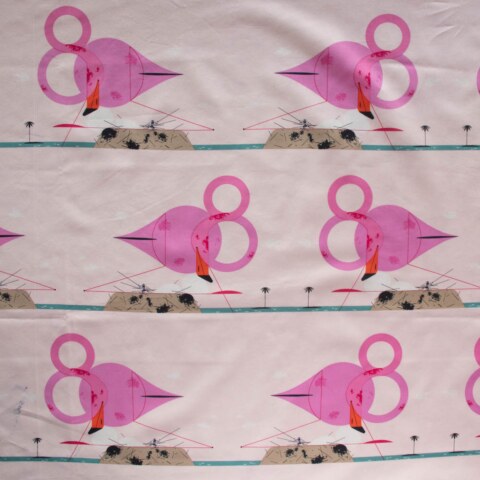 Flamingos Forever Poplin