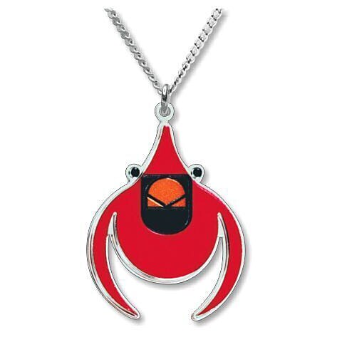 Flying Cardinal Pendant Necklace