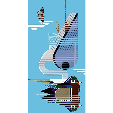 Once upon a Pond (Heron & Wood Duck)—Notecard Pack