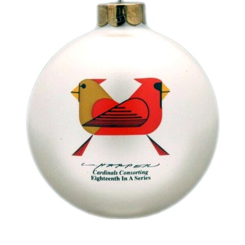 Cardinals Consorting Ornament