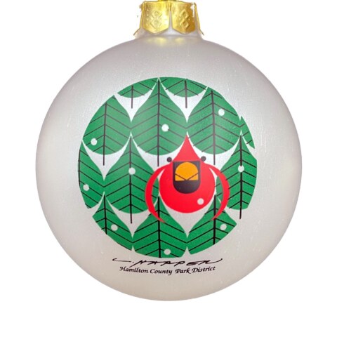 Coniferous Cardinal Ornament