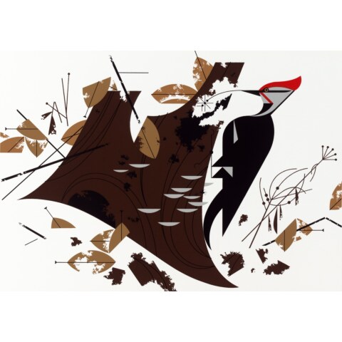 Pileated Woodpecker (Antypasto)—Serigraph Print