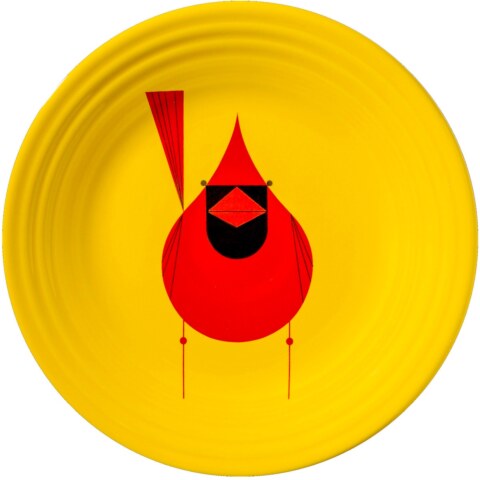 Fiesta Cardinal Luncheon Plate in Daffodil