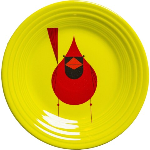 Fiesta Cardinal Luncheon Plate in Lemongrass