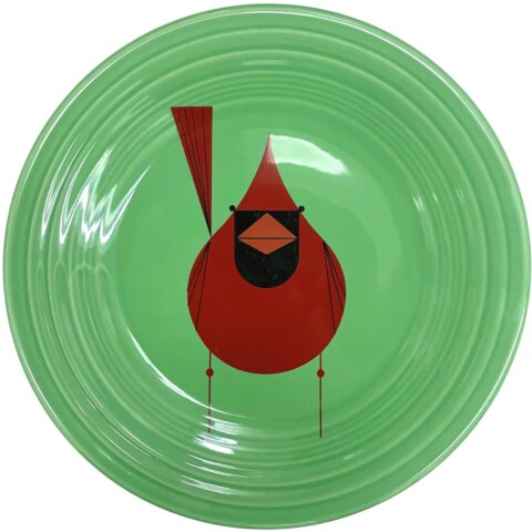 Fiesta Cardinal Luncheon Plate in Meadow
