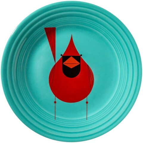 Fiesta Cardinal Luncheon Plate in Turquoise