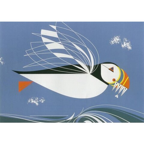 Puffin (The Name Is Puffin)—Serigraph Print