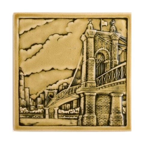 Roebling Bridge Tile—Citrine