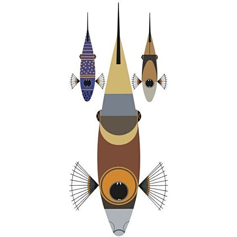 Triggerfish Trio—Giclée