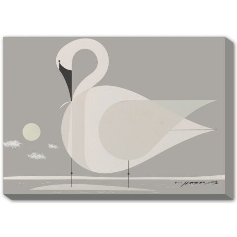 Trumpeter Swan—Canvas Wall Mural