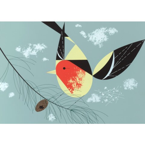 Western Tanager—Ford Times Silkscreen Print