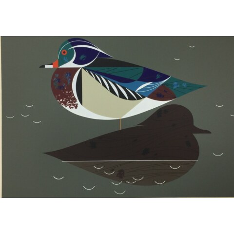 Wood Duck—Signed—Ford Times Silkscreen Print