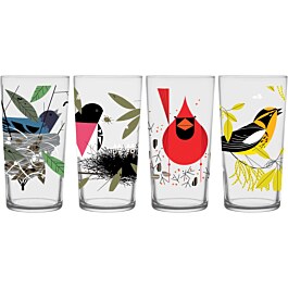 Bird Glasses III (20 fl. oz.) (Set of 4)