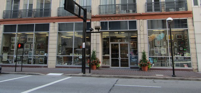 Wide shot of Downtown store